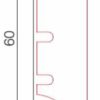 SAGA Fotlist parkett glatt Limestone/Coco/Cotton- 16x60x2200 mm - Bilde 3