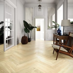 SAGA Fiskebensparkett - Herringbone Coconut
