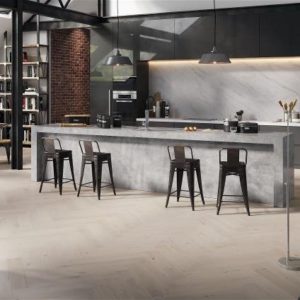 SAGA Fiskebensparkett - Herringbone Pearl