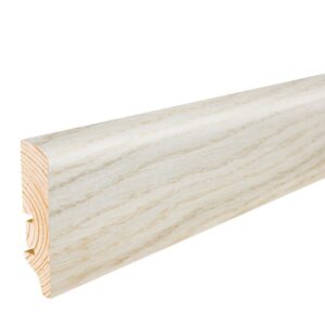 SAGA Fotlist parkett glatt Pearl/Cream- 16x60x2200 mm